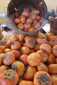 persimmons at Farmers